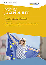 Cover Forum Jugendhilfe 03/2020 mit dem Schwerpunkt EU-Ratspräsidentschaft