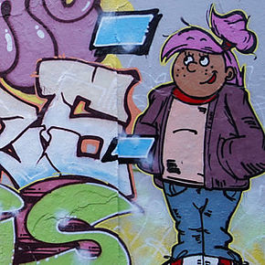 Graffiti zum Hermine Albers Preis